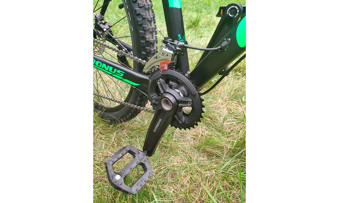 Фотографія Велосипед Cronus Dynamic 520 27,5" (2020) 2020 Чорно-зелений